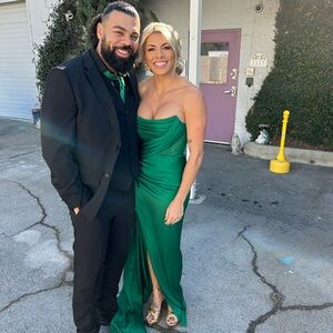 Elegant Green Evening Gown